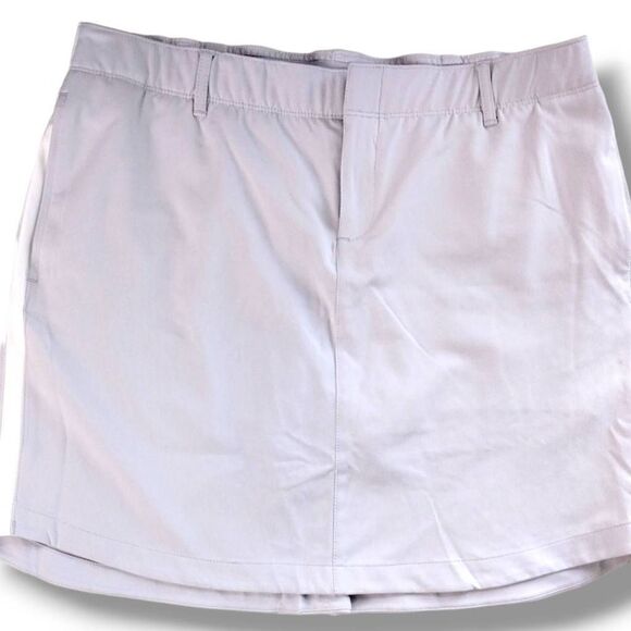 Athleta Lululemon Light Gray Women's Skort Sz 12 - Picture 1 of 12